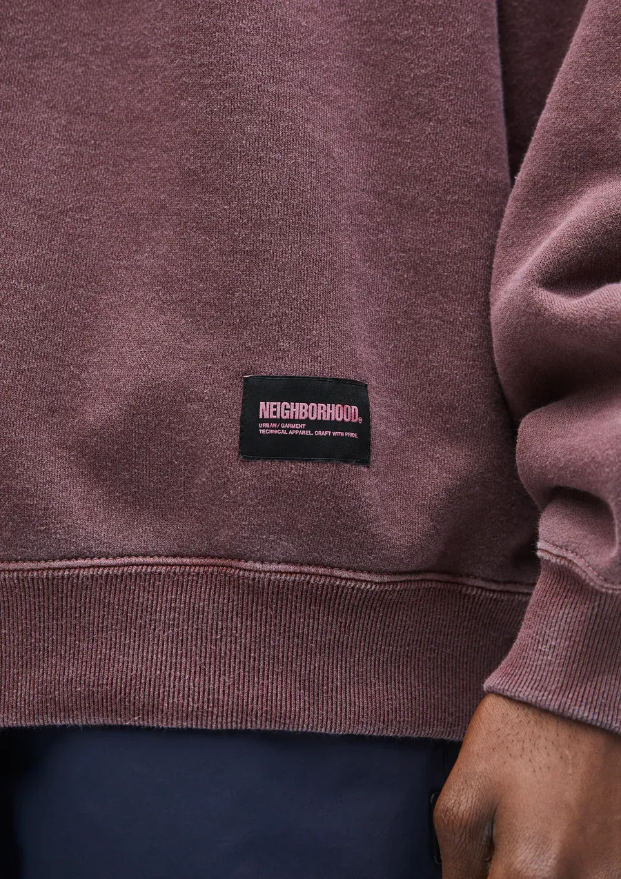 NEIGHBORHOOD 25SS PIGMENT DYED SWEAT SHIRT LS