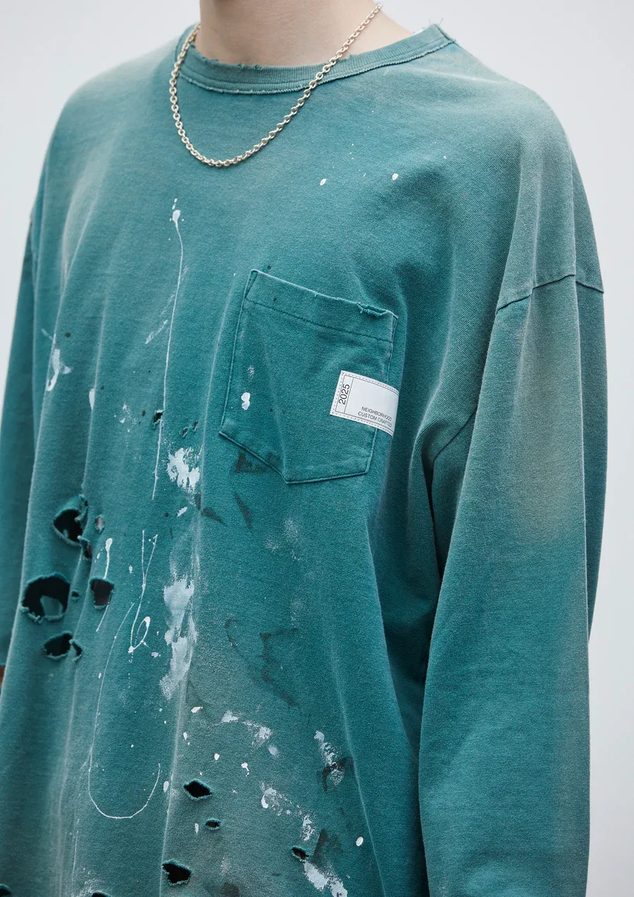 NEIGHBORHOOD 25SS SAVAGE CREWNECK-P LS