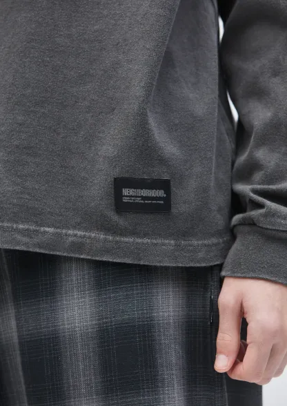 NEIGHBORHOOD 25SS PIGMENT DYED CREWNECK LS