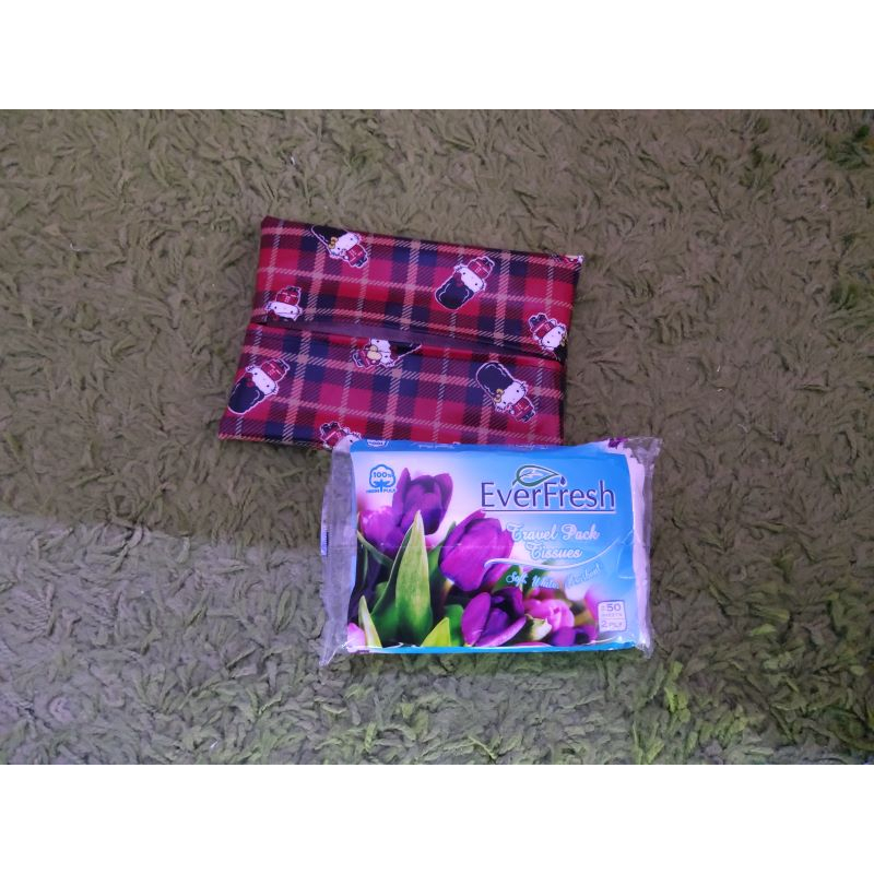 Handmade Pocket / Travel waterproof tissue pouch hello kitty pompompurin my Melody little twin stars LTS toki Pooh