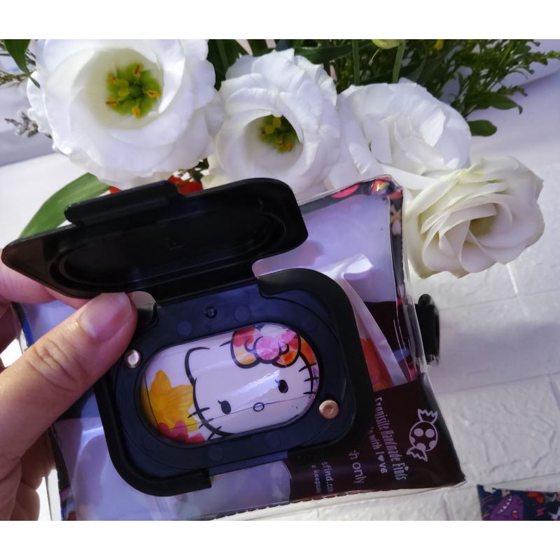 Handmade Pocket size dry tissue and wetwipe pouch 2in1 (wet and dry) -  HK, Toki, JJB