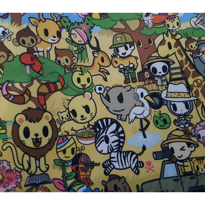 Handmade Pocket size dry tissue and wetwipe pouch 2in1 (wet and dry) -  HK, Toki, JJB