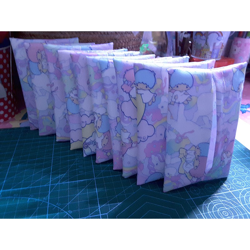 Handmade Pocket / Travel waterproof tissue pouch hello kitty pompompurin my Melody little twin stars LTS toki Pooh