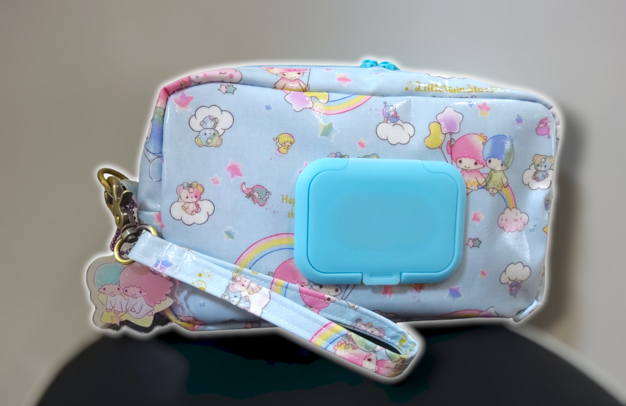 3in1 Travel Pouch for Wetwipes Tissues On-The-Go with zip