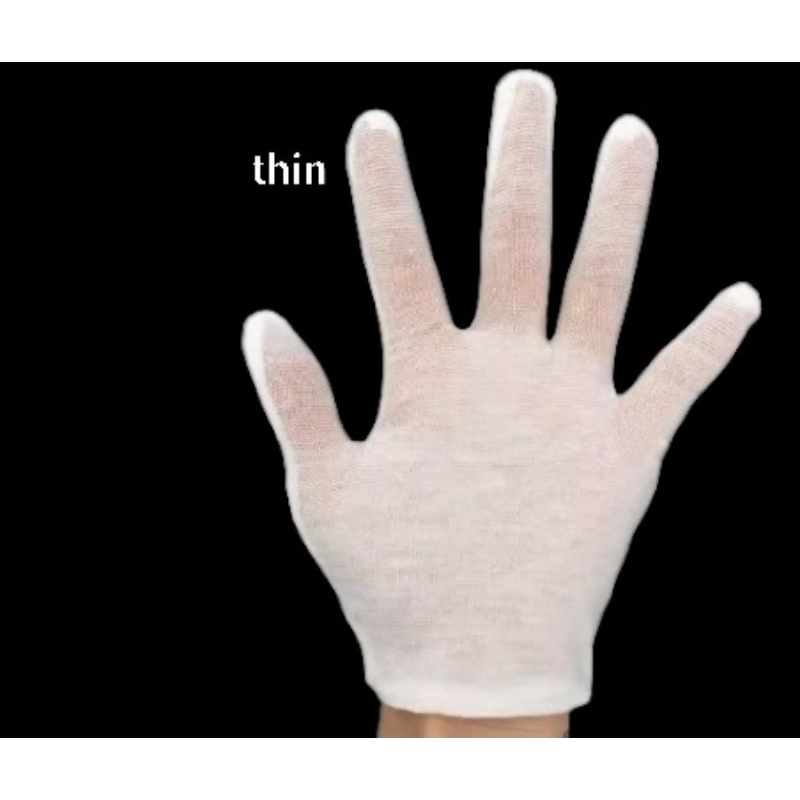 White 100% Cotton Gloves for Dry Hands Gardening Home use Jewelry clean, eczema