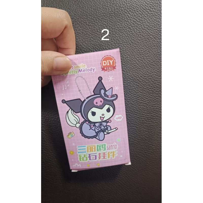 Mystery Pack! Jewel diamond shiny stick keychain craft - Random piece of My Melody, Cinnamoroll, Kuromi party favor