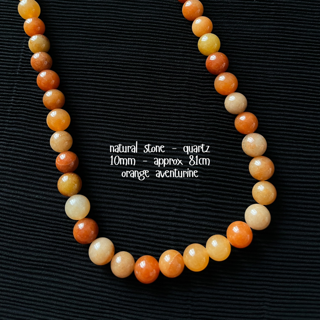 Necklace - Crystal & Natural Stone