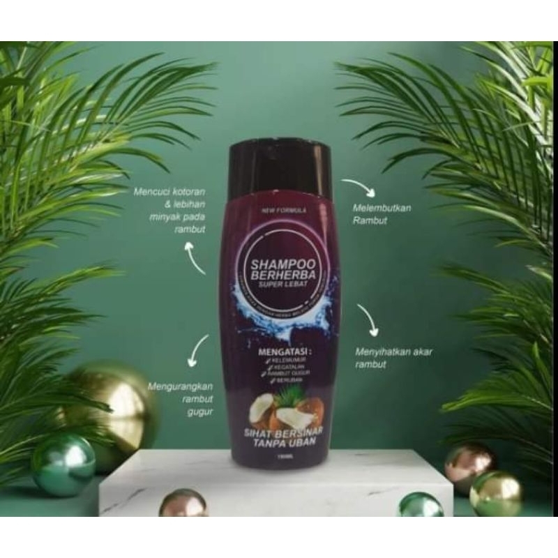 🇸🇬Original HQ Direct D'herbs Super Lebat Shampu & Krim FREE & FAST Shipping🇸🇬