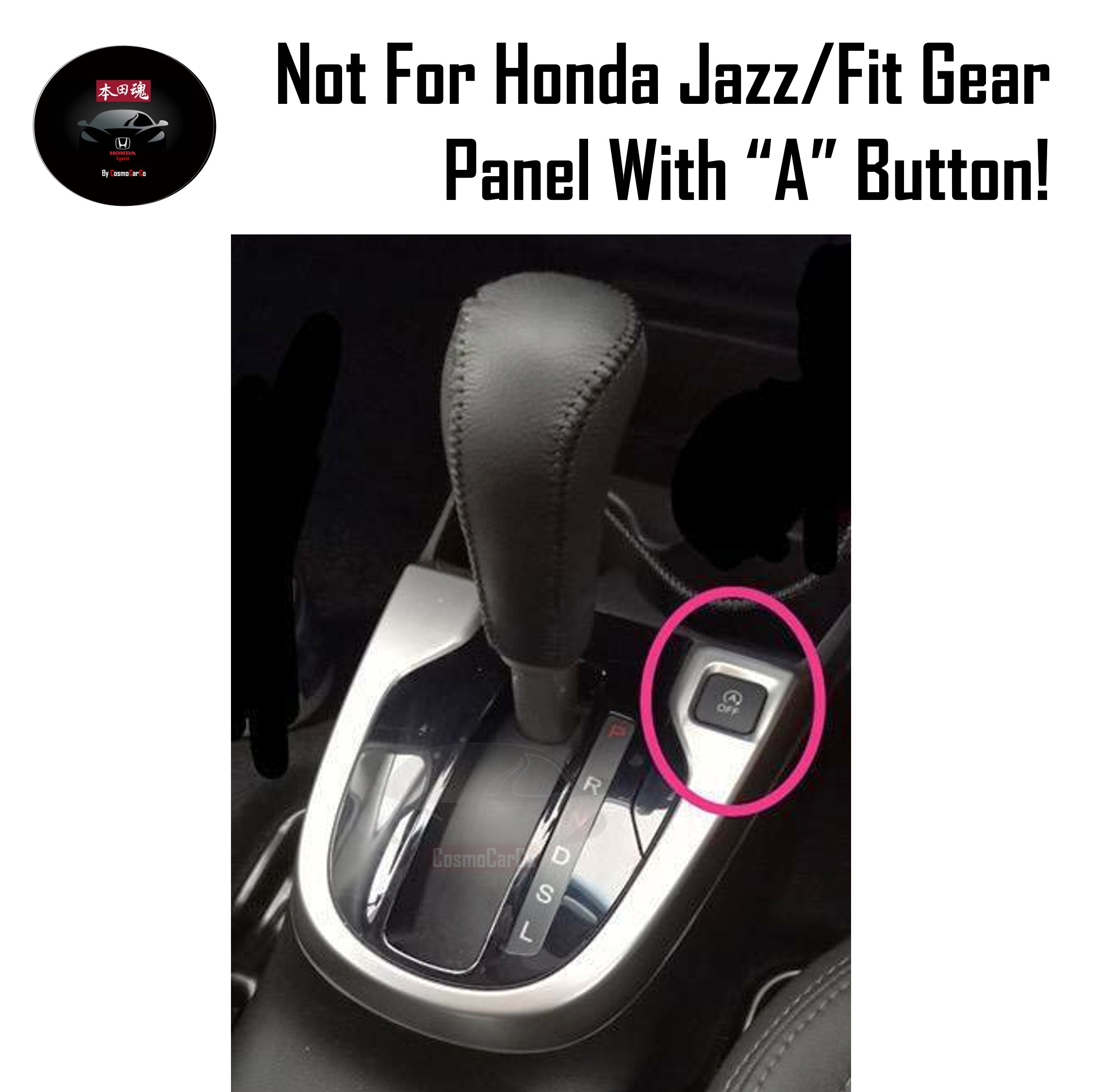 Honda Jazz/Fit GK GK3 GK5 Gear Shift Control Panel Cover Shifter Protector Trim Carbon Fiber Accessories