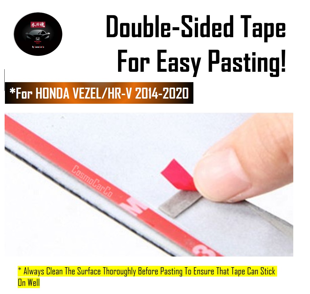 Honda VEZEL HR-V HRV 2014-2020 Window Switch Panel Trim Interior Carbon Fiber Decorative Cover Accessories