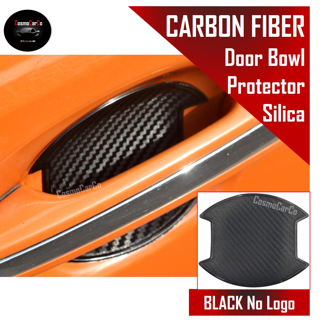 4Pcs Car Door Bowl Protector Anti Scratch Silica Gel Sticker Guard