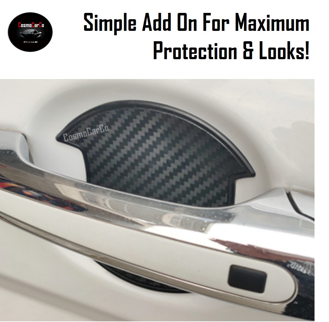 4Pcs Car Door Bowl Protector Anti Scratch Silica Gel Sticker Guard