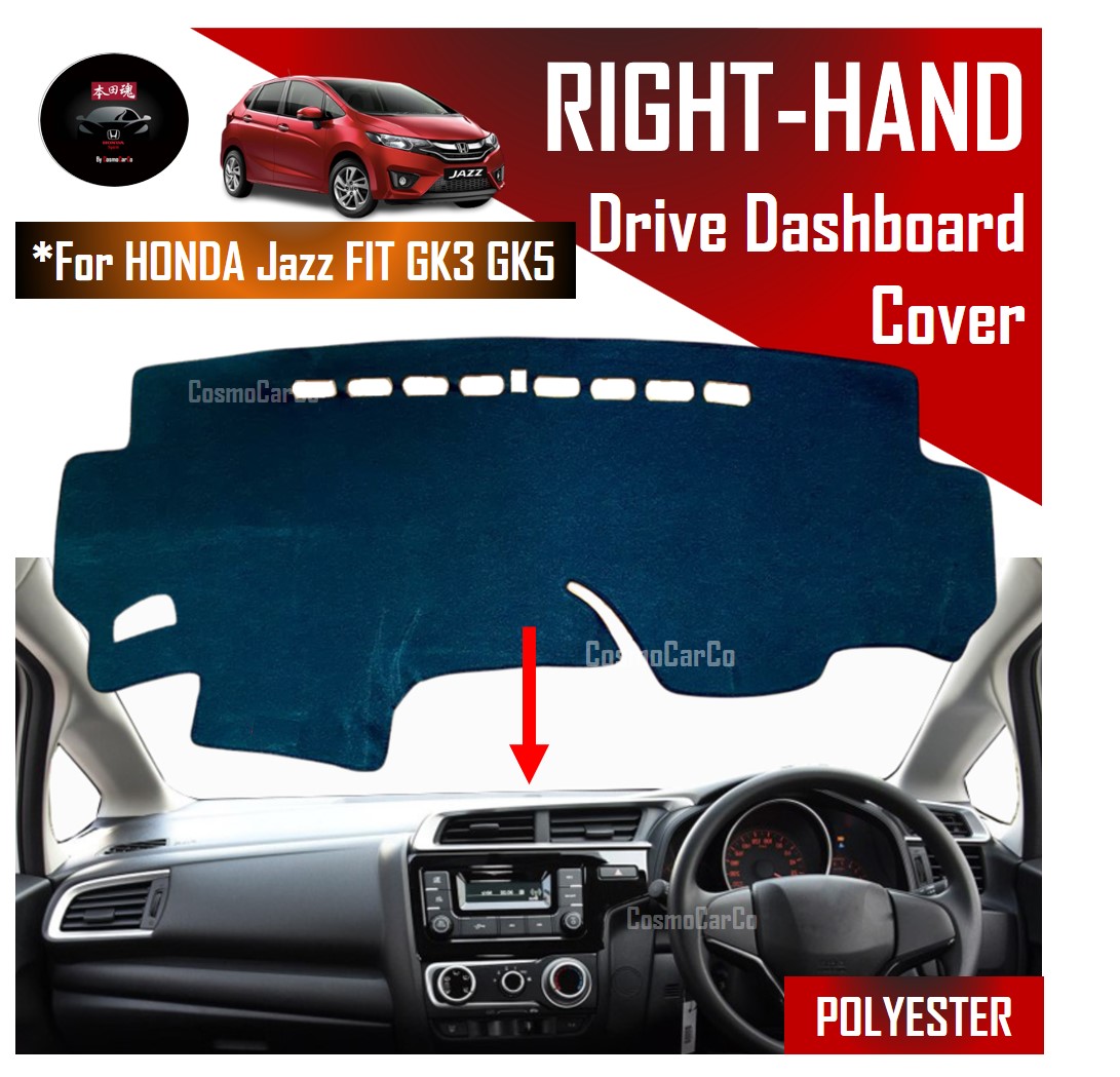 Honda Jazz / Fit GK3 GK5 GP 2014-2019 Dashboard Mat Right Hand Drive Sun Protection Anti Slip Dash Cover