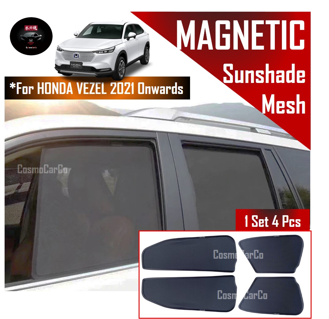 Honda VEZEL HR-V HRV 2021 2022-Present Car Magnetic Sun Shade UV Ray Protection Mesh Windows Sunshade Visor