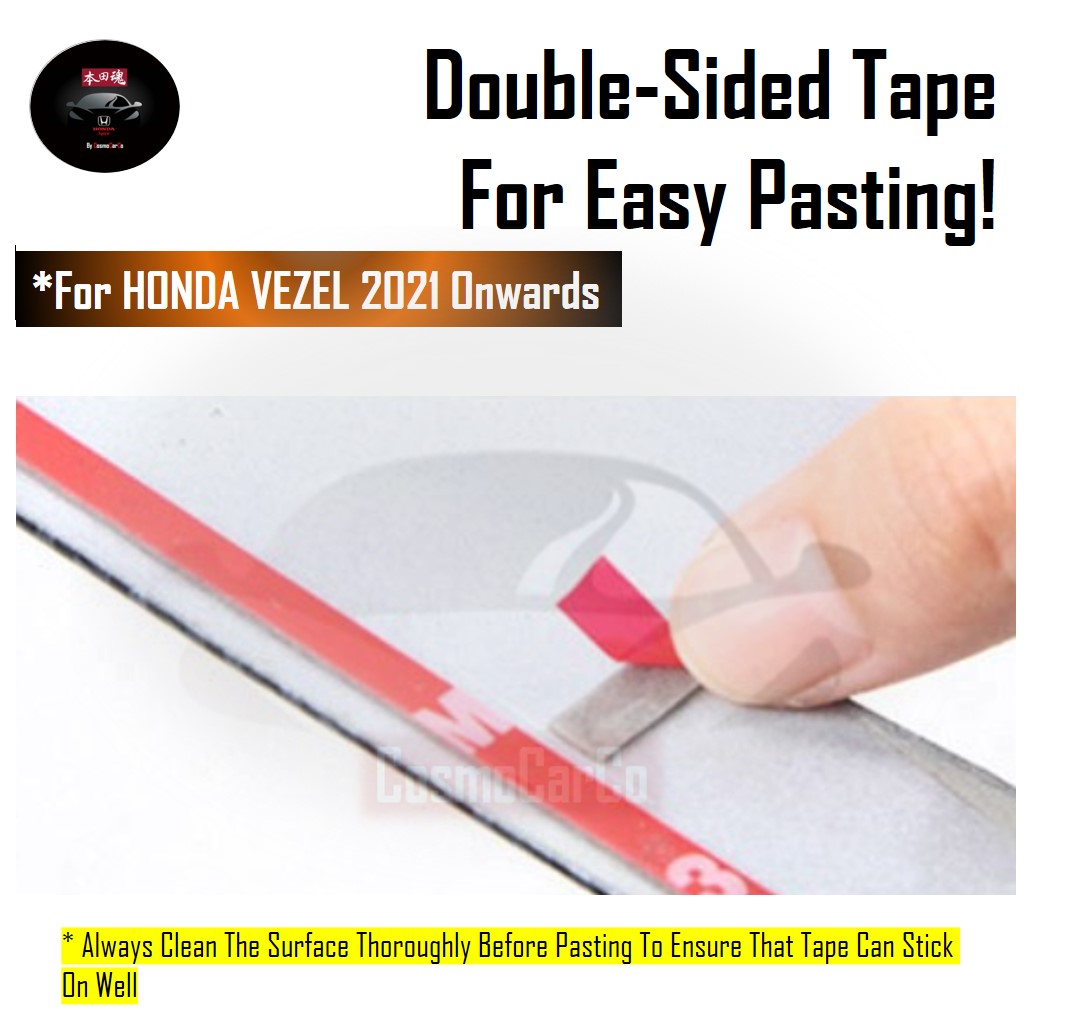 Honda VEZEL HR-V 2021 2022 2023-Present Inner Door Handle Cover Trim Carbon Fiber PVC Interior Accessories