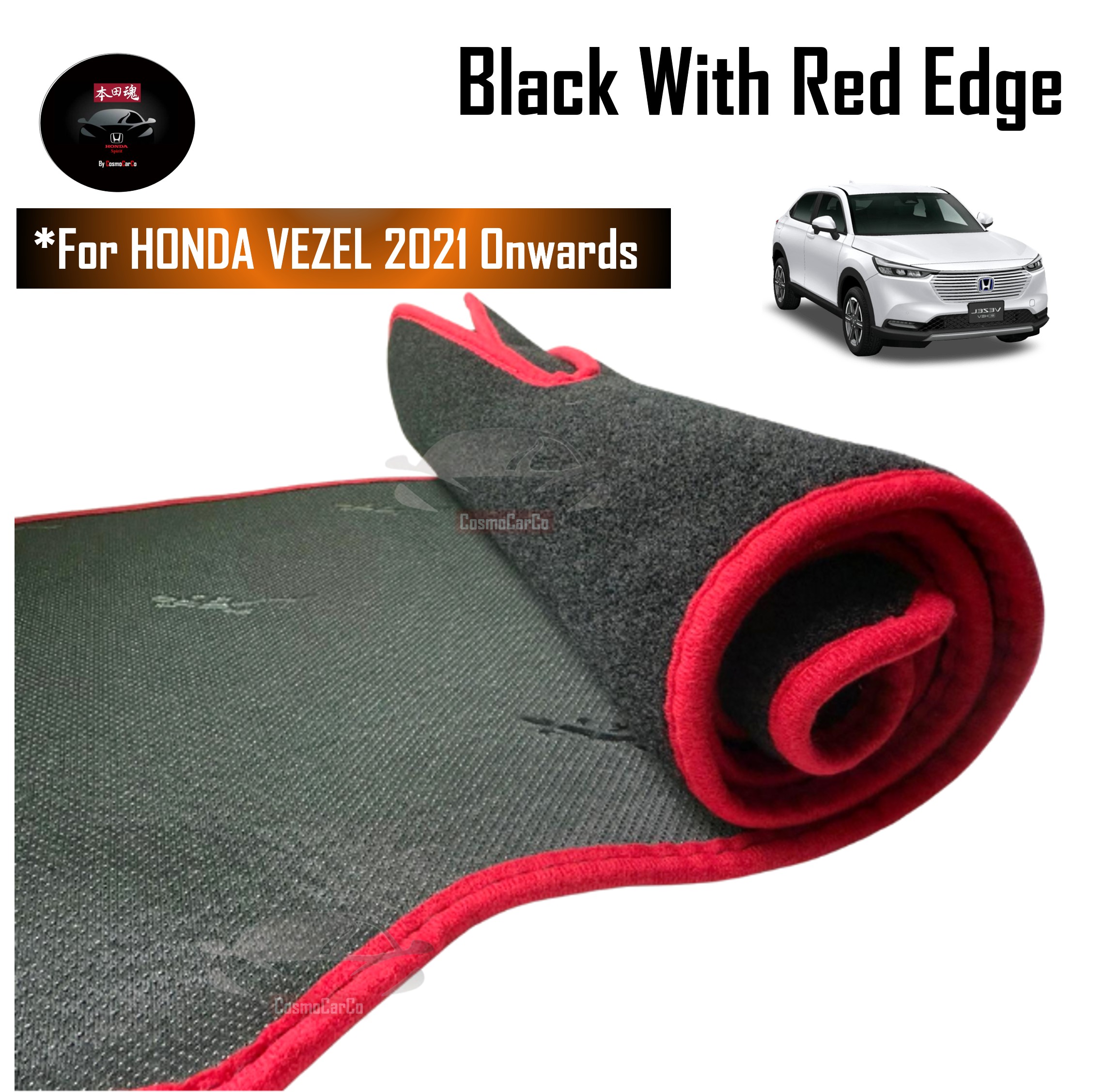 Honda Vezel HR-V HRV 2021 ~ 2025 & Present Dashboard Mat Right Hand Drive Sun Protection Anti Slip Cover