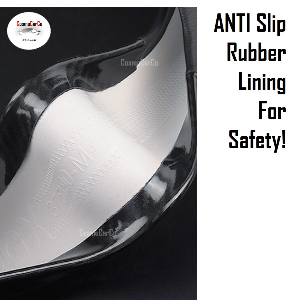 Honda Steering Wheel Cover Carbon Fiber & Leather Design For Fit Jazz Vezel Shuttle HRV City Stream Accord etc 37-38cm