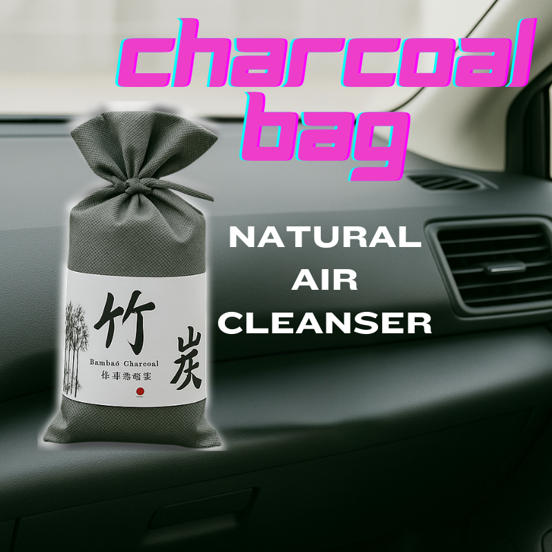 Charcoal bag for cars by Cosmocarco