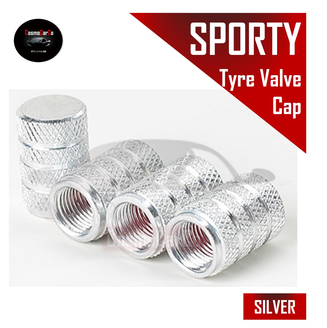 4Pcs Car Tyre Air Valve Cap Wheel Rim Tire Stem Cover Metal Alloy Dust Caps Accessories