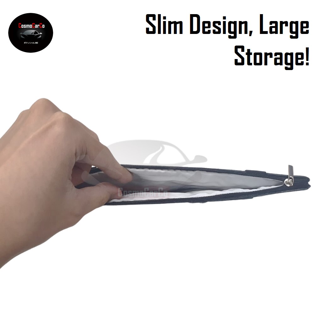 Car Sun Visor Organiser Card Holder Sunglasses Phone Storage Sunglass Organizer Cash Pouch Accessories