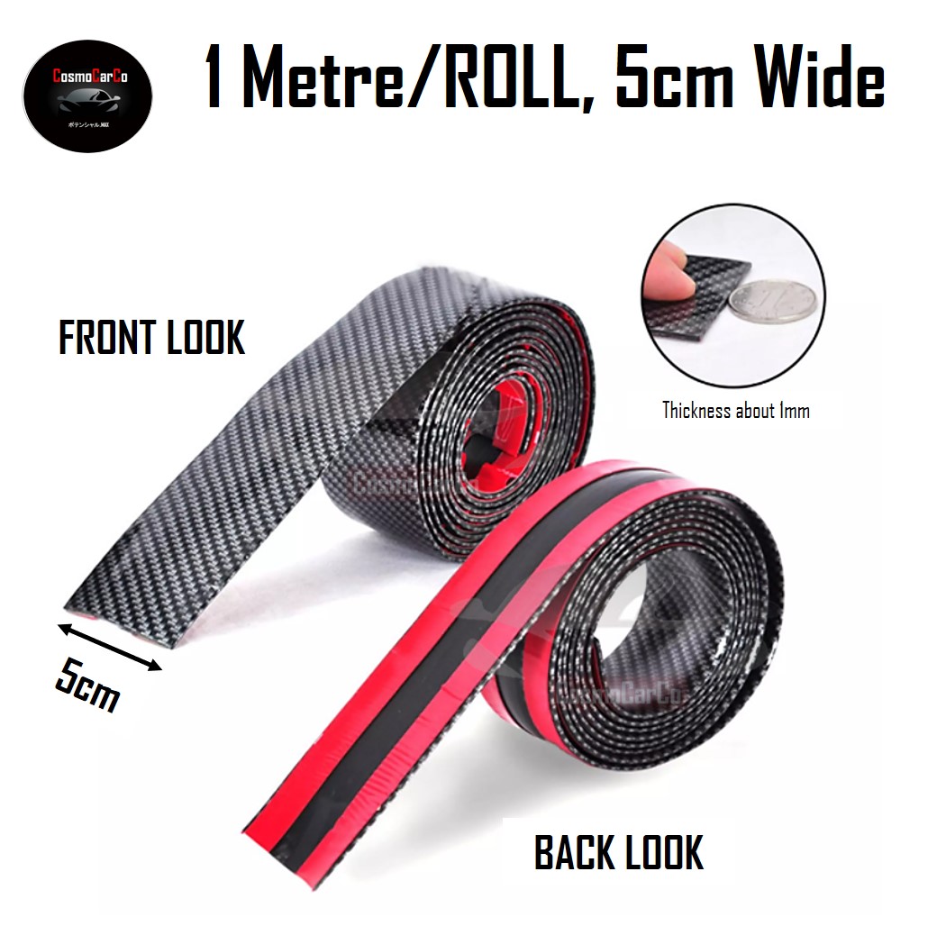 Car Door Sill Protector Scuff Cover Rubber Guard Anti Scratch Protection Carbon Fiber Sticker Accessories