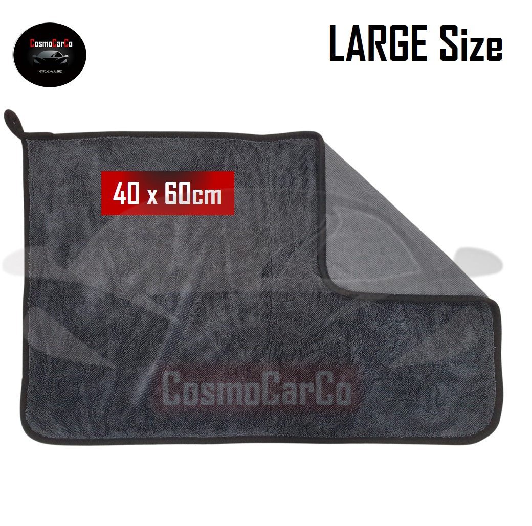 Premium 600gsm Microfiber Car Cleaning Cloth Thick Absorbent Car Wash Drying Towel Household Wiping Washing Rag