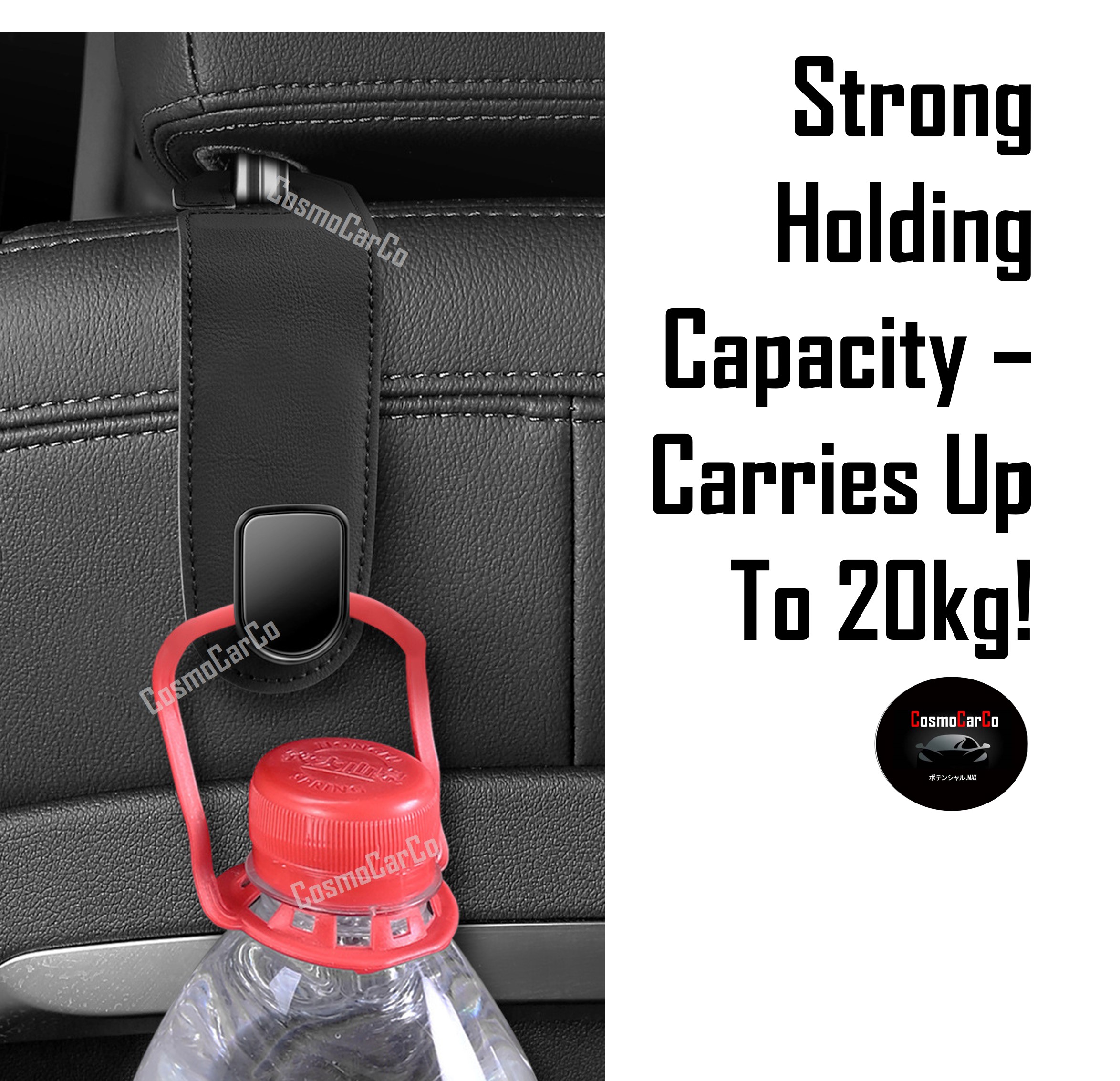 Car Seat Headrest Hook Back Seat Organiser Hanger Backseat Storage Holder Organizer For Bag, Coat etc