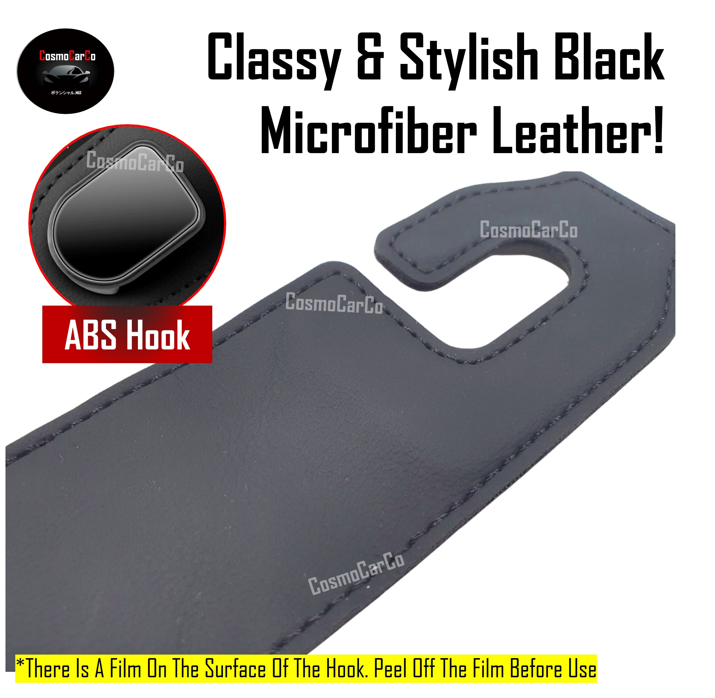 Car Seat Headrest Hook Back Seat Organiser Hanger Backseat Storage Holder Organizer For Bag, Coat etc