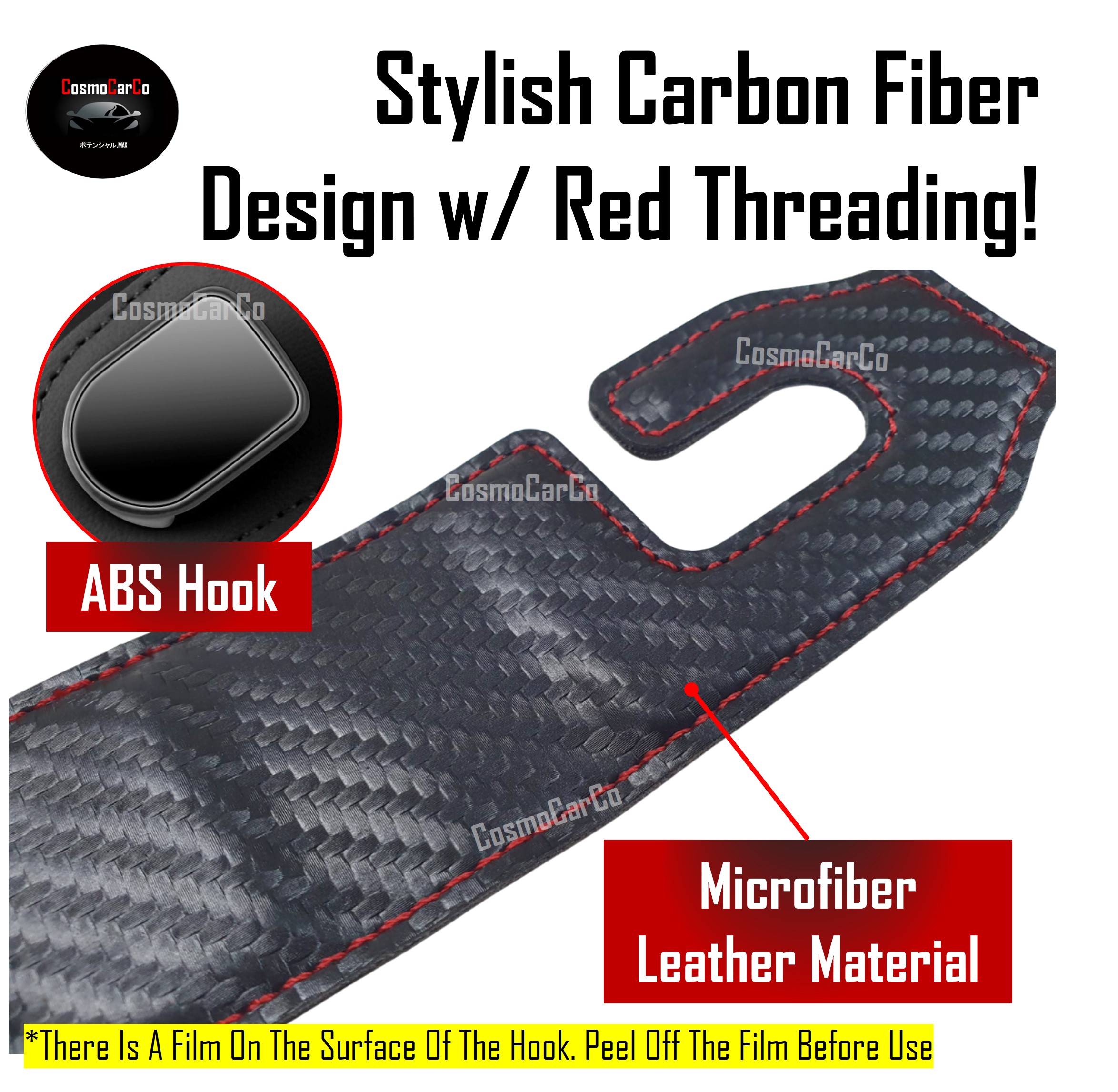 Car Seat Headrest Hook Back Seat Organiser Hanger Backseat Storage Holder Organizer For Bag, Coat etc