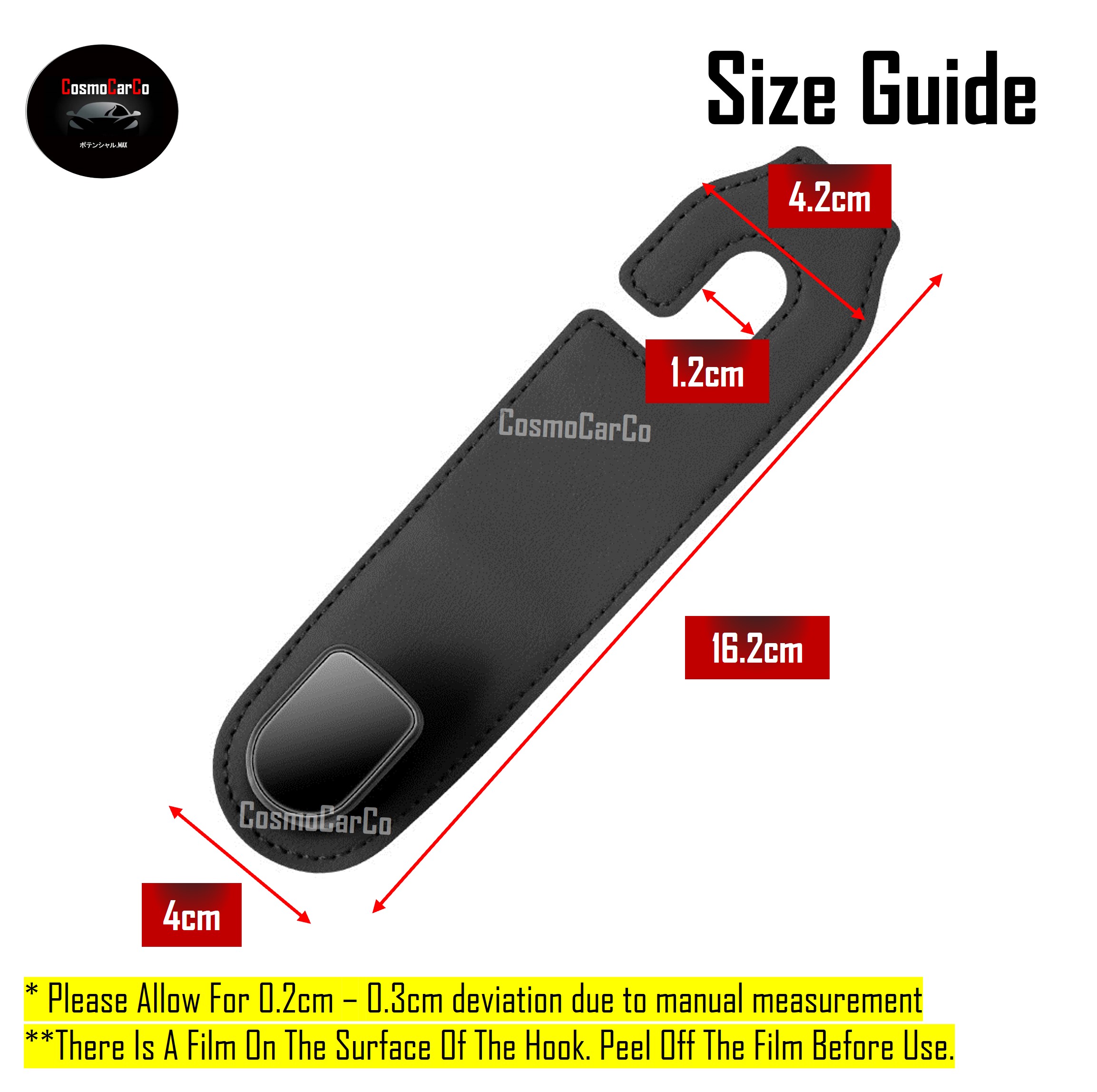 Car Seat Headrest Hook Back Seat Organiser Hanger Backseat Storage Holder Organizer For Bag, Coat etc