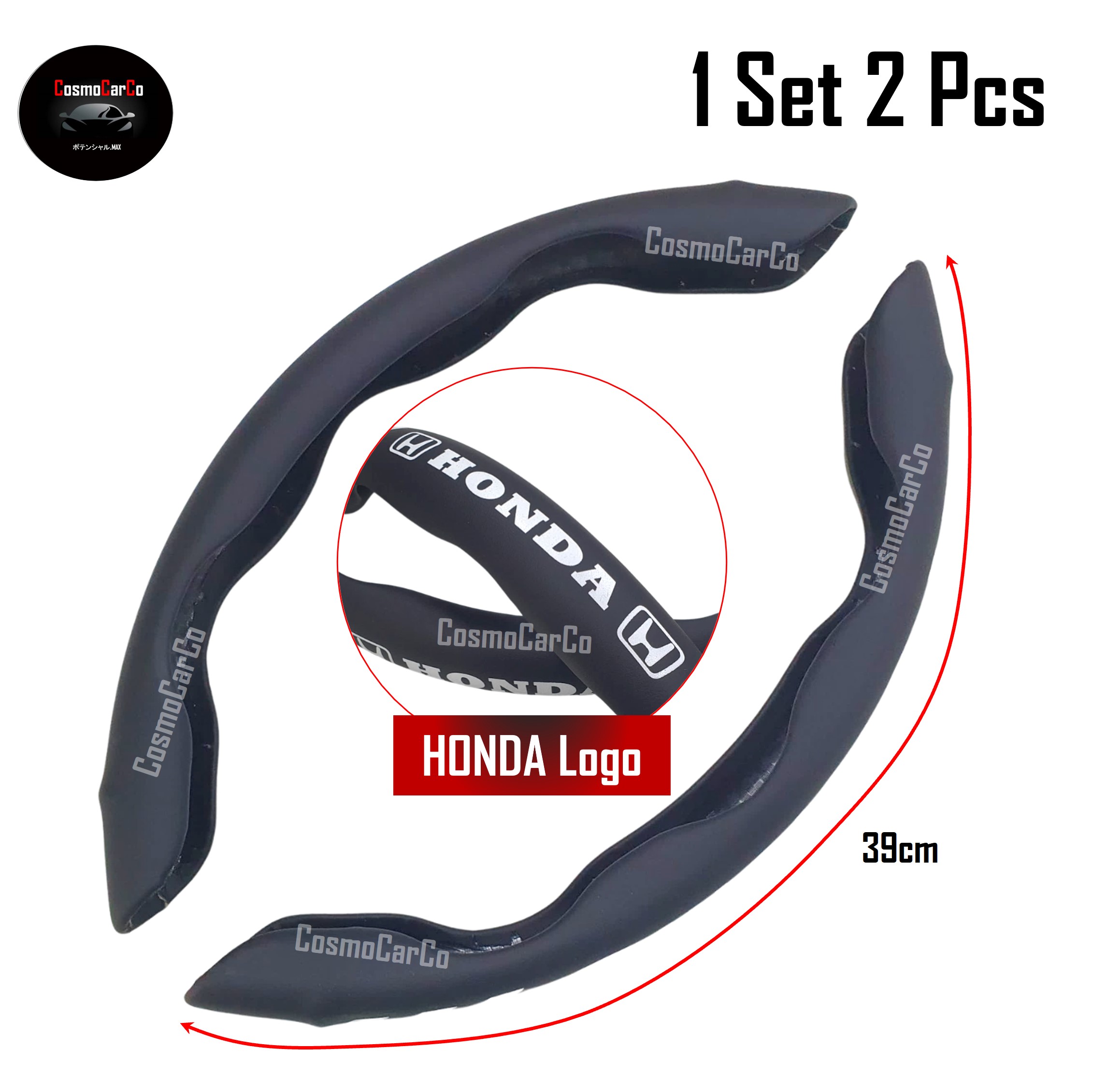 Car Steering Wheel Cover Booster Grips Add On For Honda Jazz Fit Shuttle Vezel City Stream CRV HRV Accord