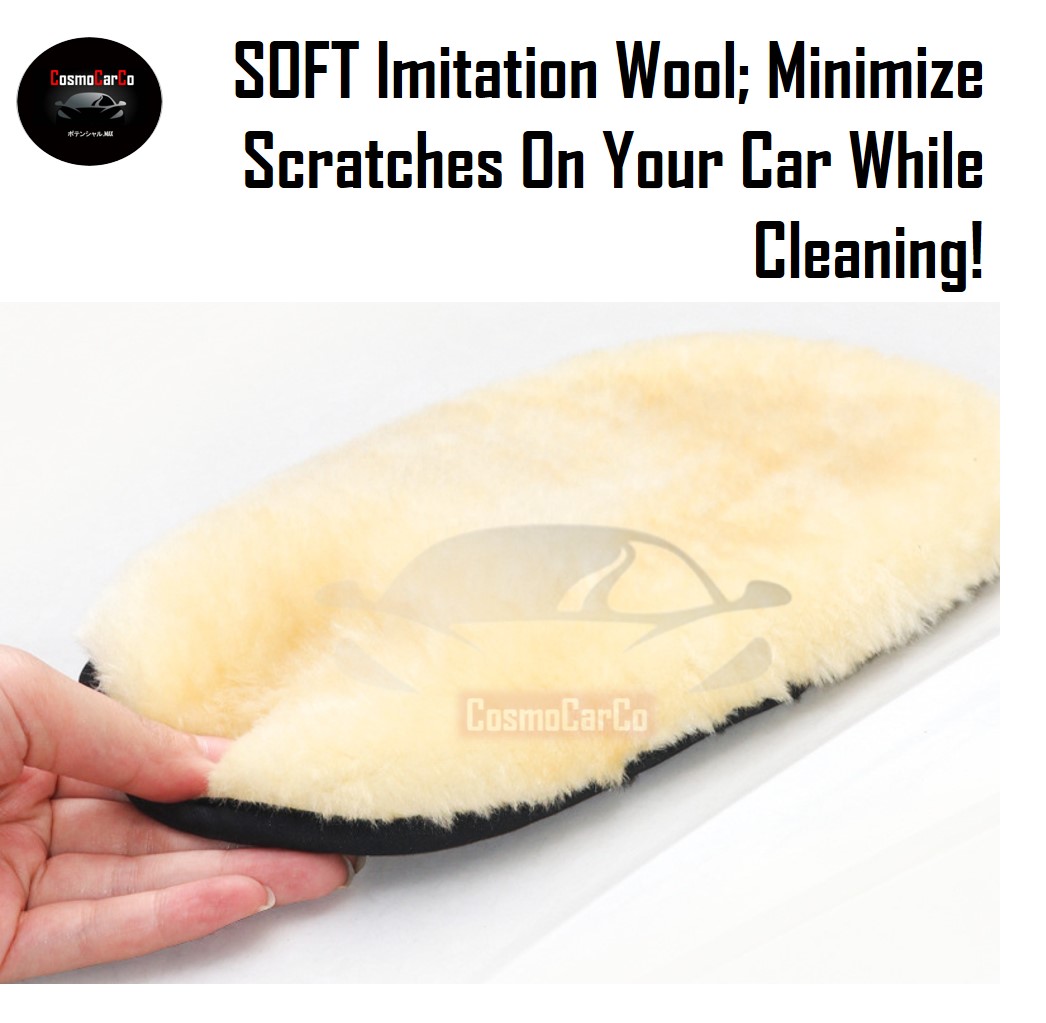 Soft Car Wash Mitt Microfiber Wool Washing Hand Glove Absorbent Drying Household Cleaning Gloves Mittens 
