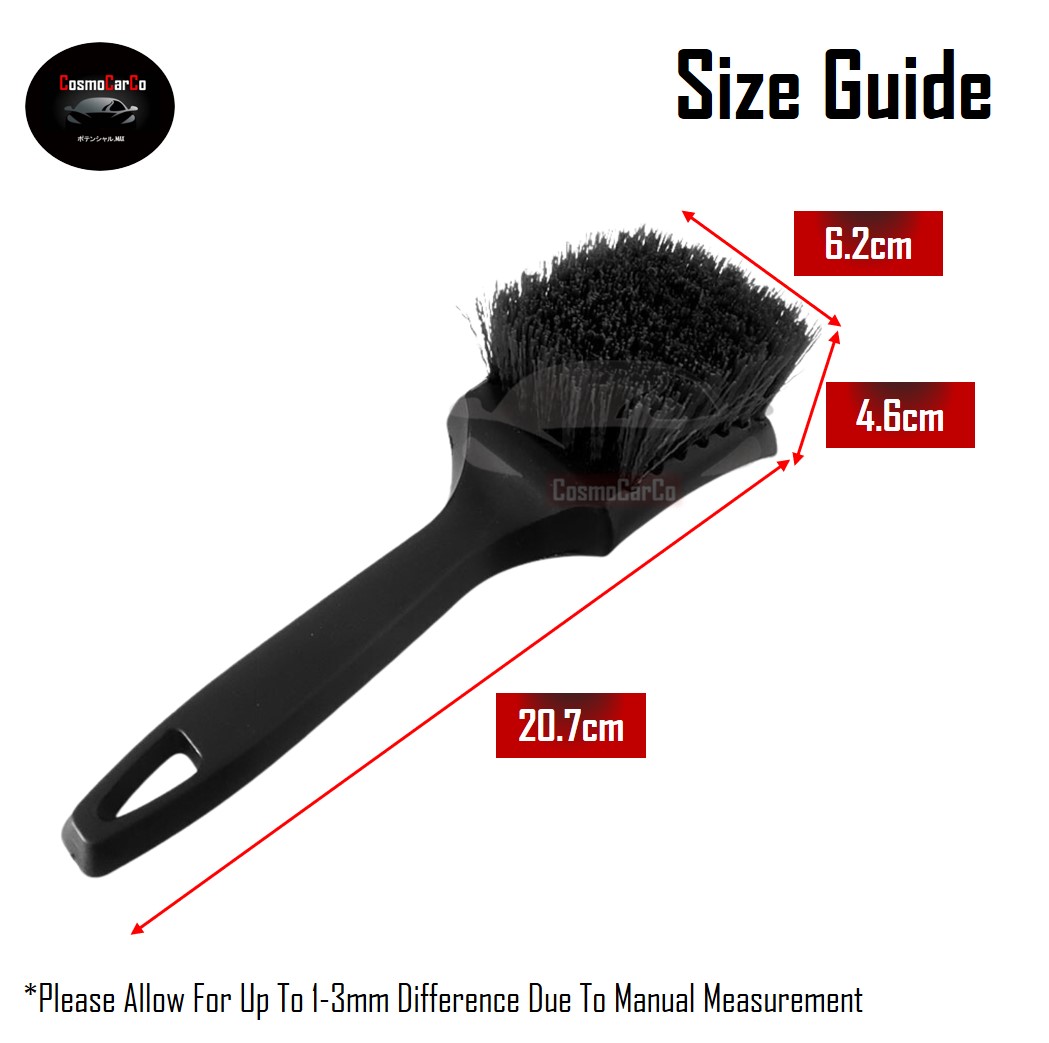 Car Wheel Brush Tire Scrubber Bristle Duster Tyre Rim  Scrub Cleaning Washing Long Handle Detailing Tool 