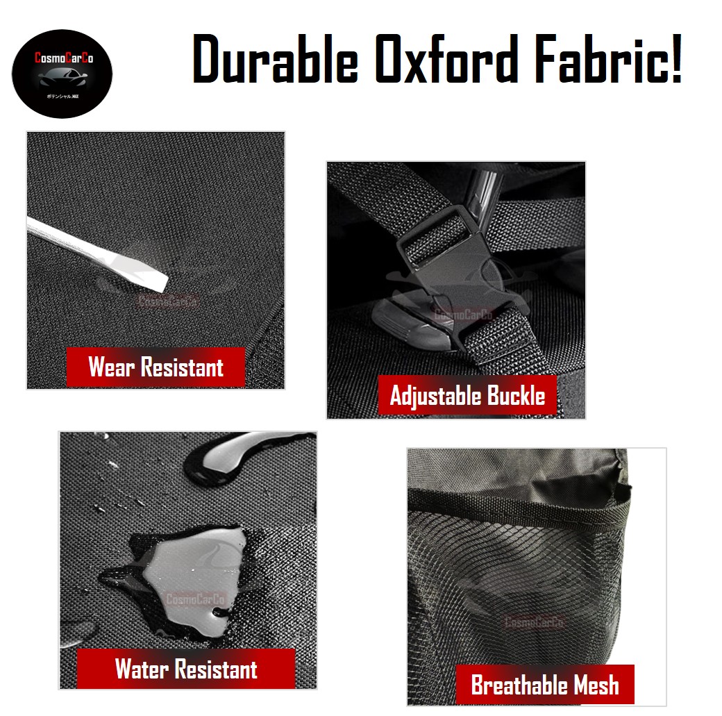 Car Back Seat Organiser Boot Hanging Storage Pouch Multi Pockets Trunk Bag Backseat 8-Pocket Holder