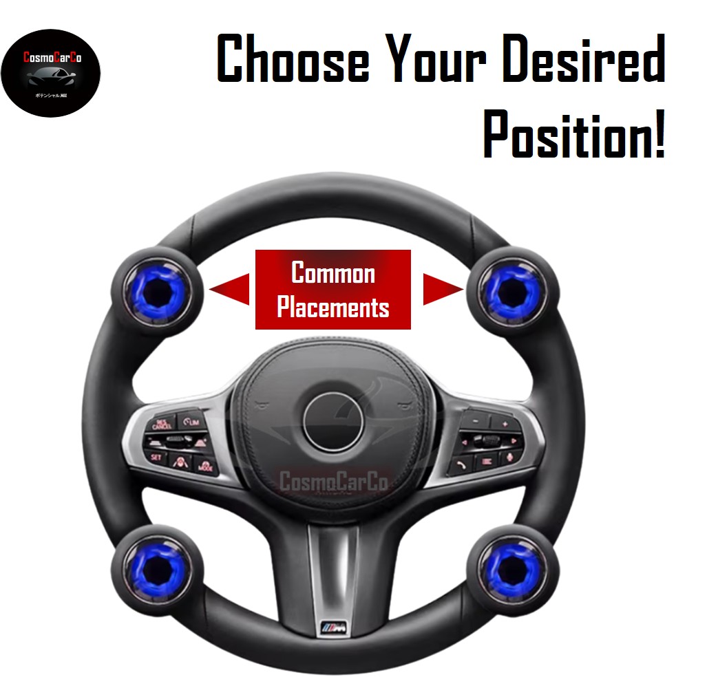 Car Steering Wheel Spinner Knob Power Ball One-Hand Rotating Bearing Booster Handle Driving Accessories