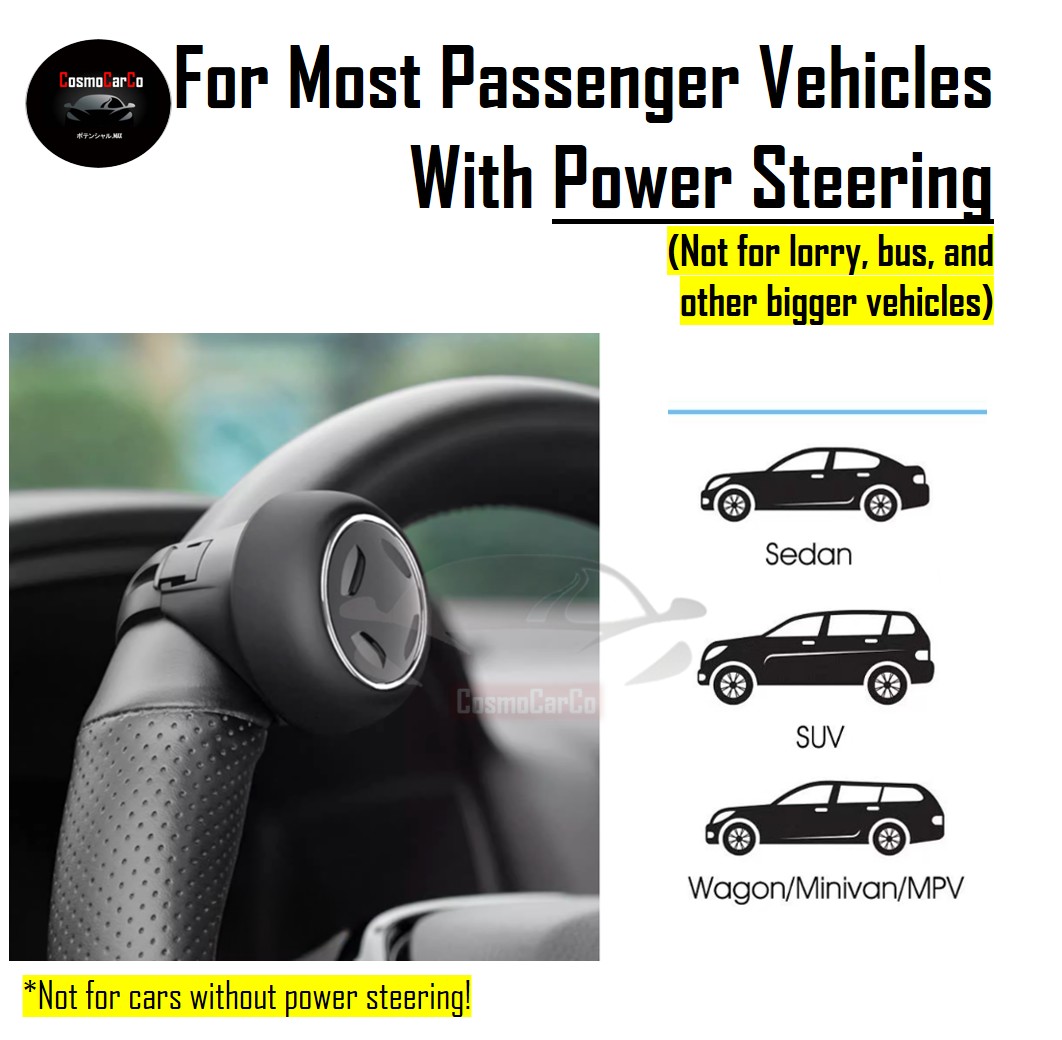Car Steering Wheel Spinner Knob Power Ball One-Hand Rotating Bearing Booster Handle Driving Accessories