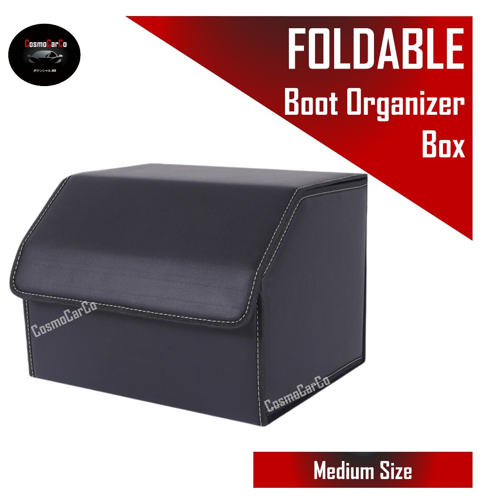 Boot Organizer Box PLAIN M (Black)