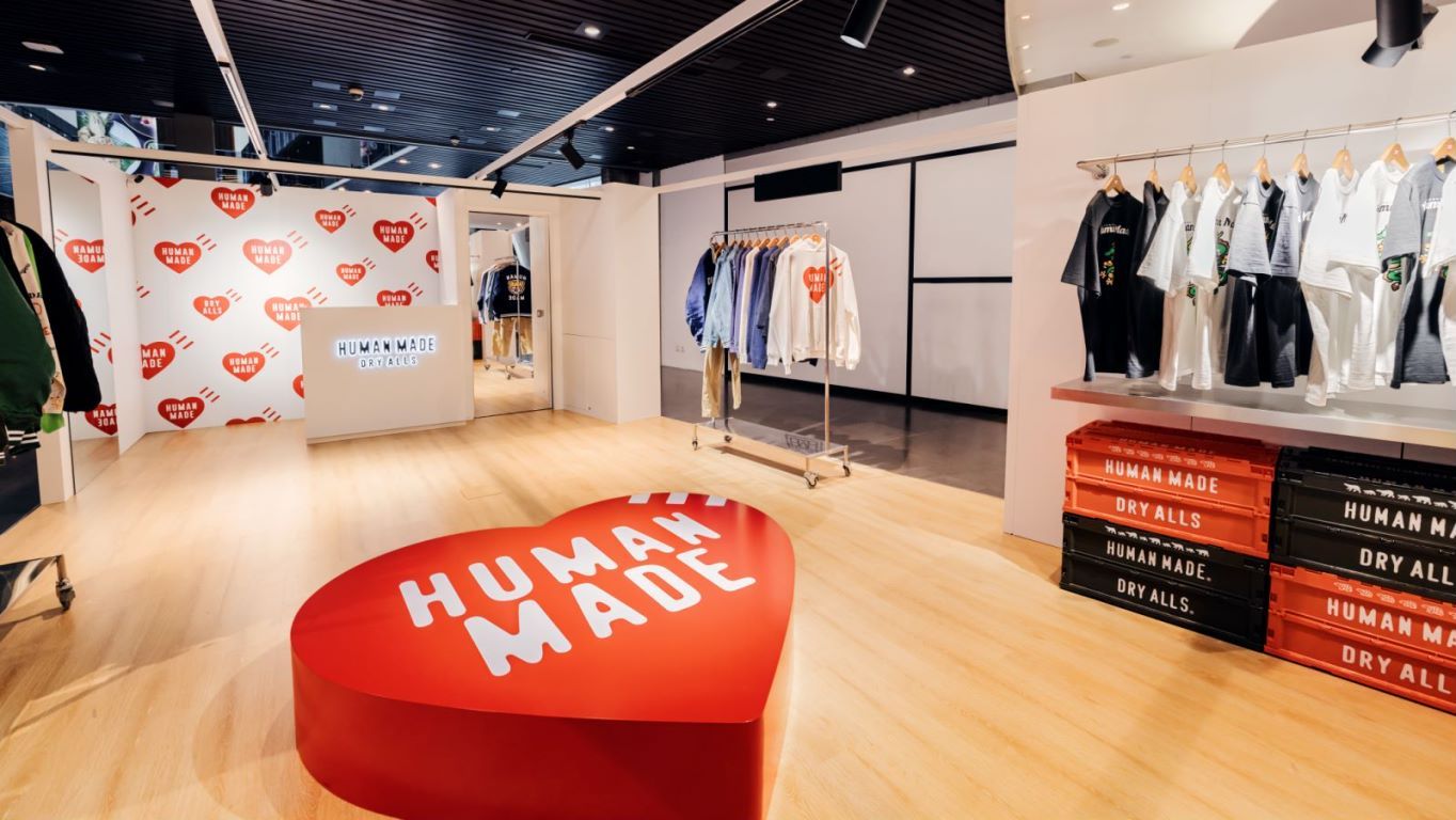 日系潮流品牌HUMAN MADE首次正式入驻中国于上海、深圳同时开启快闪概念店