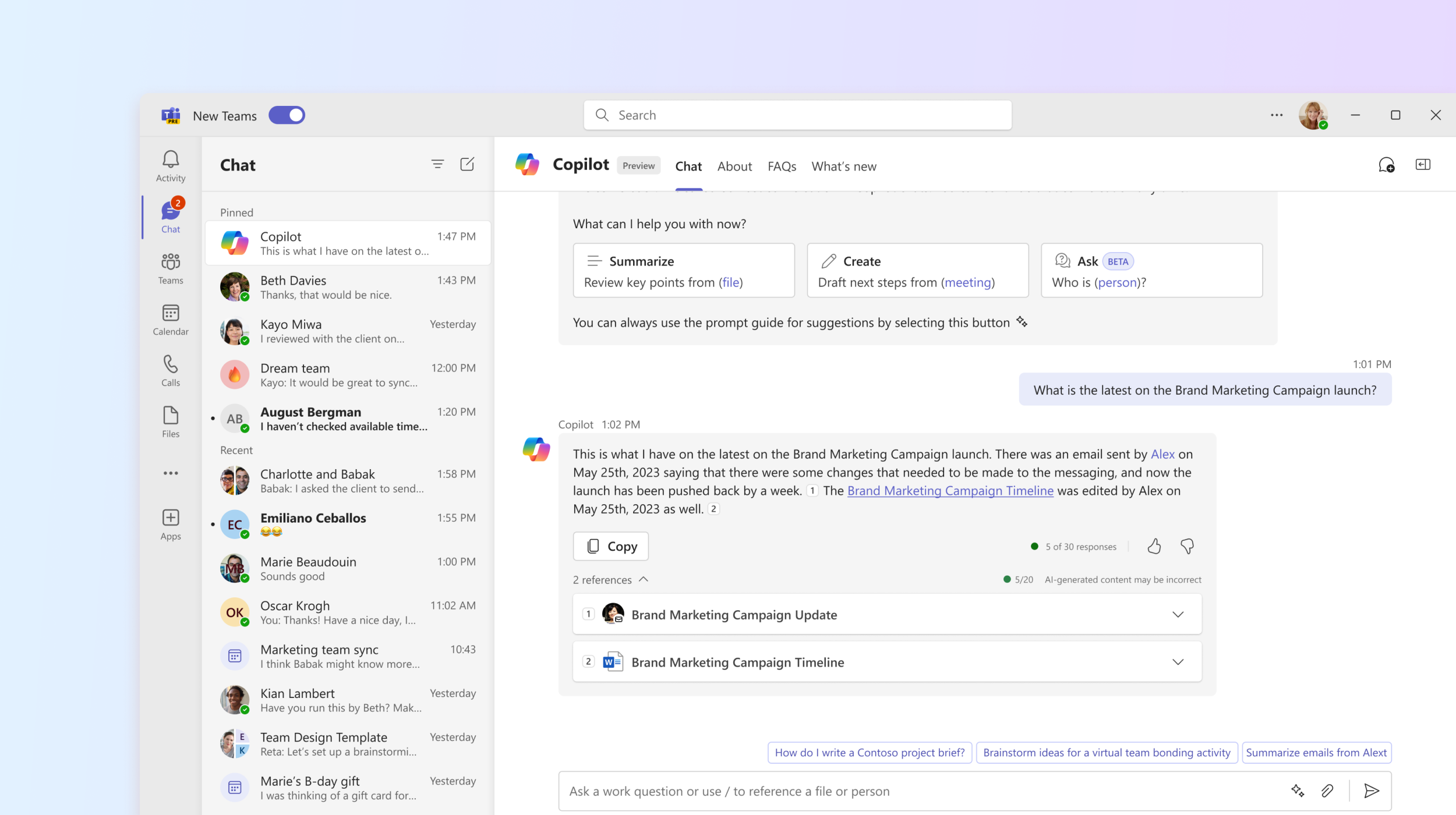microsoft 365 copilot in teams