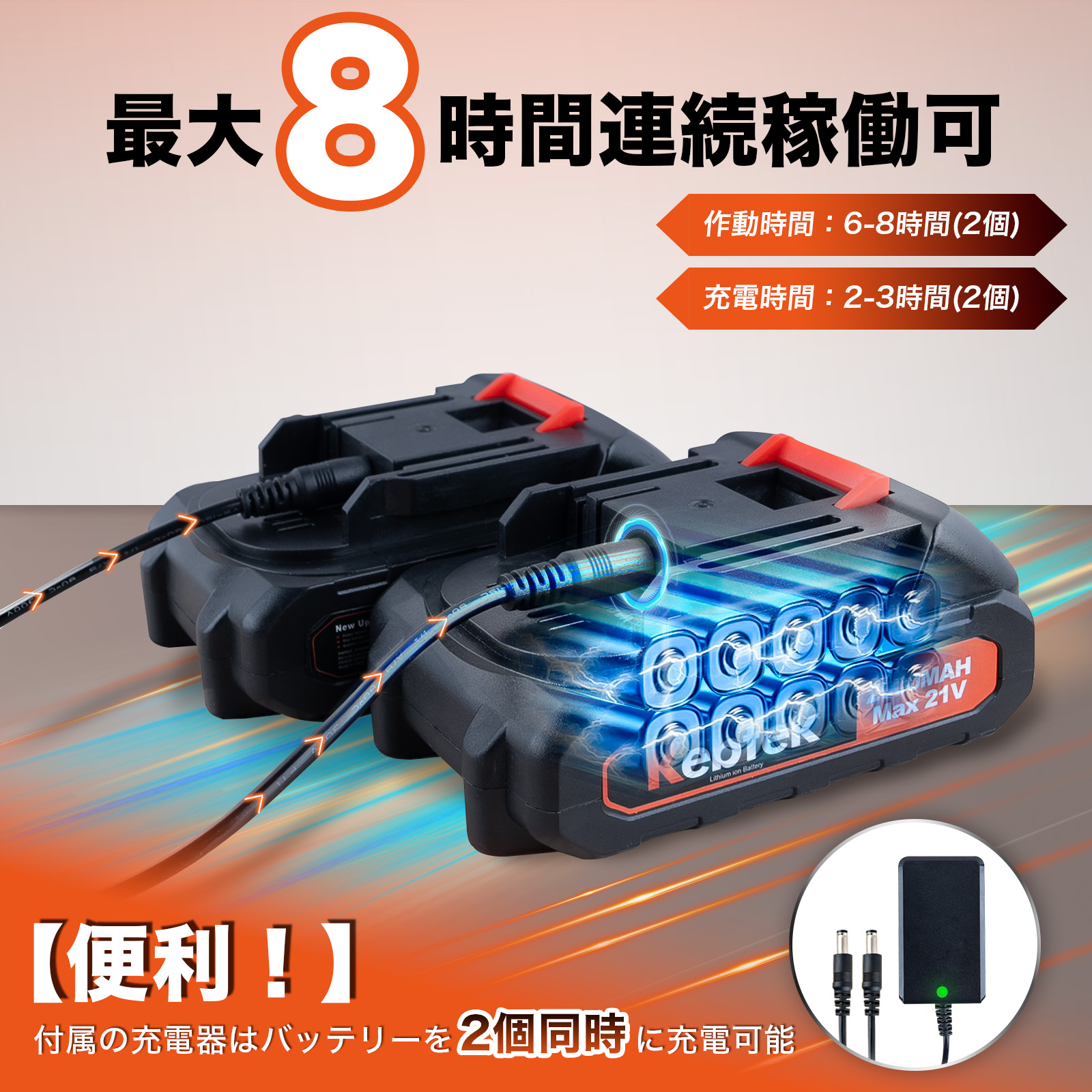 【2025年新型・納期は2-3週間】Kebtek 電動剪定バサミ 40mm 品番B05540