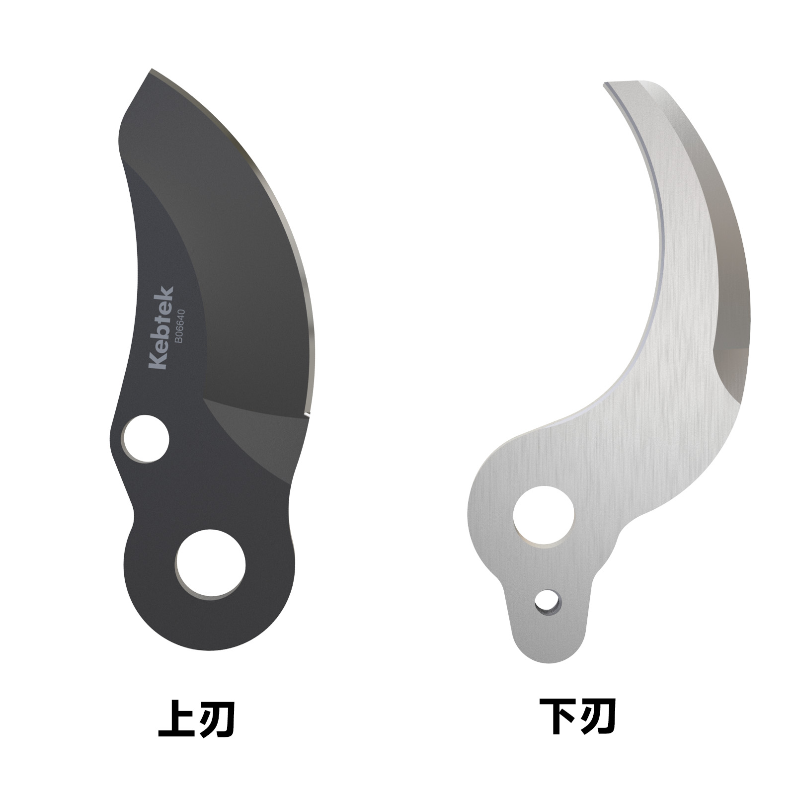Robin Eubanks の手型。 Kebtek 電動剪定鋏40mm品番B06640 の替え刃