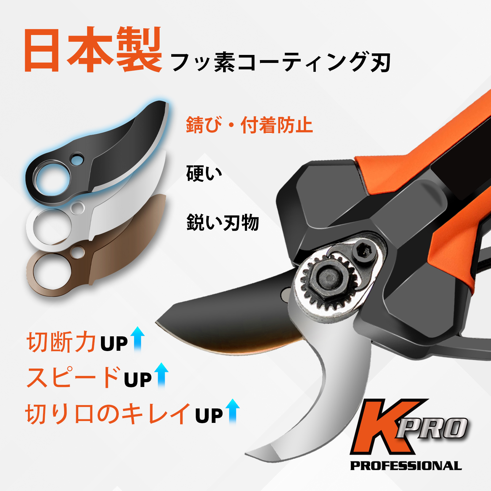 Kebtek 充電式剪定バサミ33mmの本体のみ 21V 品番KT 933-body