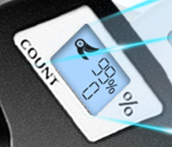 Kebtek 電動鋏40mm 品番KT-940の液晶画面