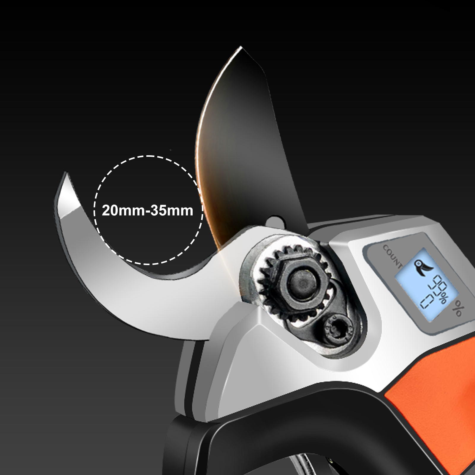 Kebtek 電動剪定鋏35mm品番KT E35 の替え刃 