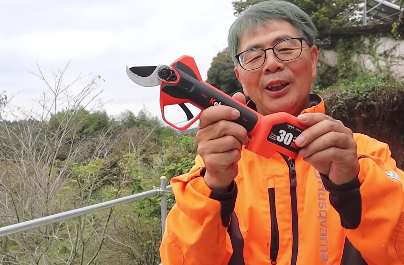 2025年新型【軽さとパワーを両立・プログレッシブ機能】切断径30mm Kebtek 電動剪定バサミ 品番KT 9030