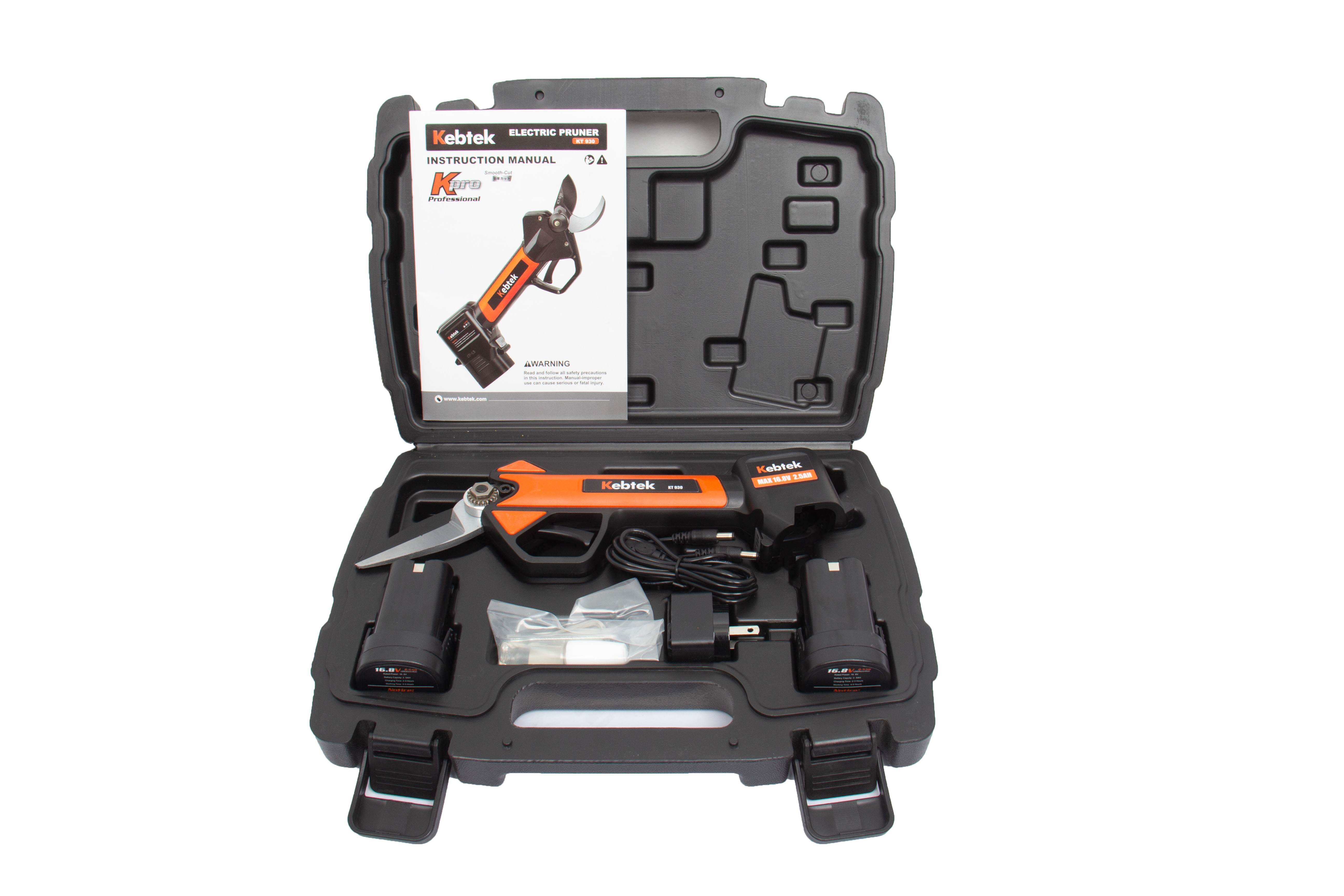 【3月初に出荷】【長い刃&植物剪定向け】Kebtek 電動剪定バサミ 品番KT920