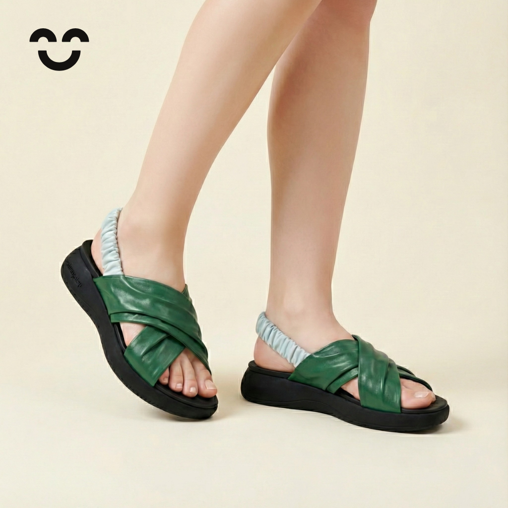 Balance Pleated Sandal (Christmas)