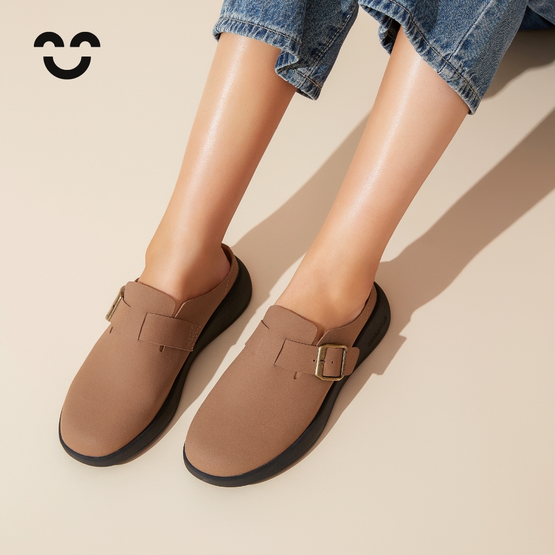 Balance Buckle Mules