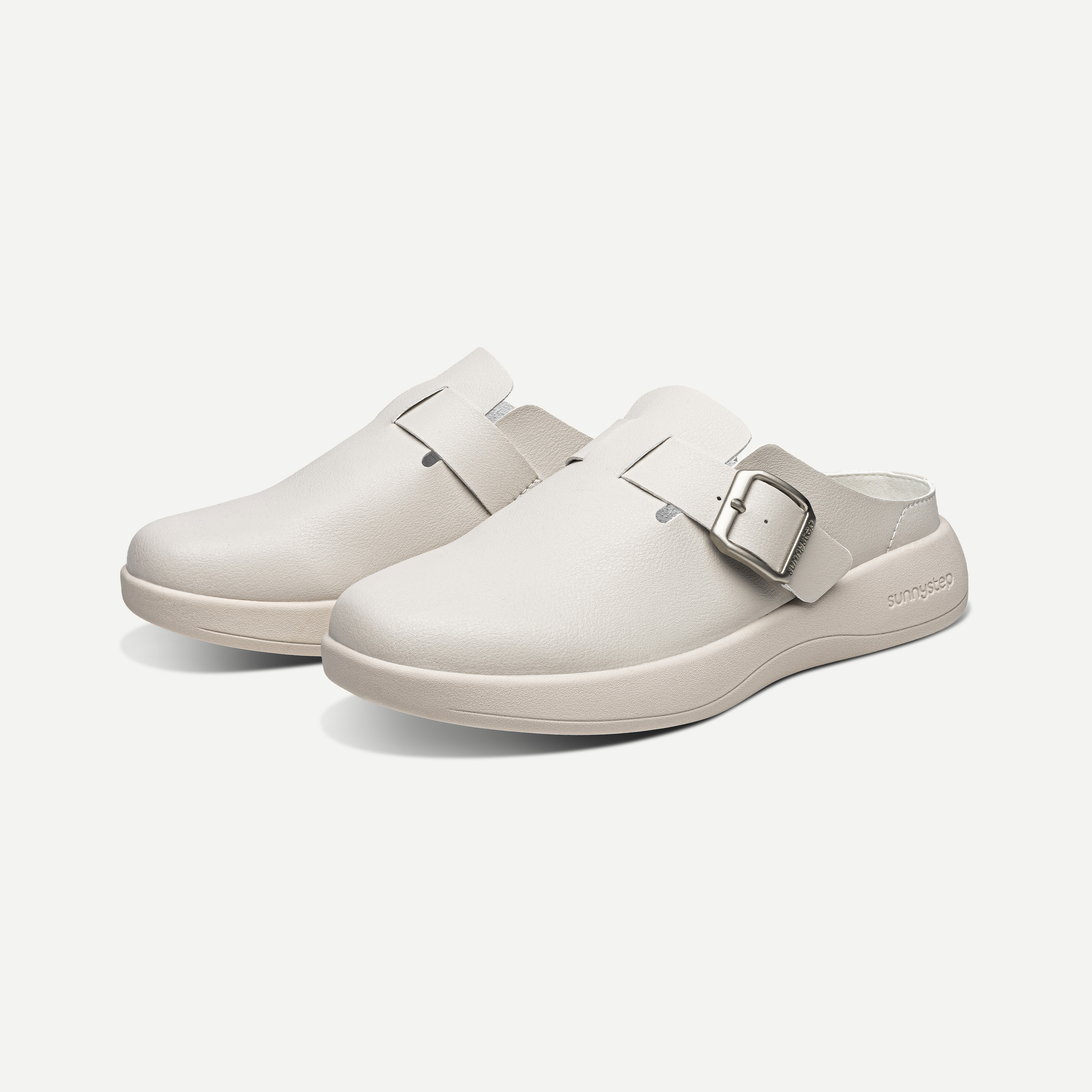 Balance Buckle Mules