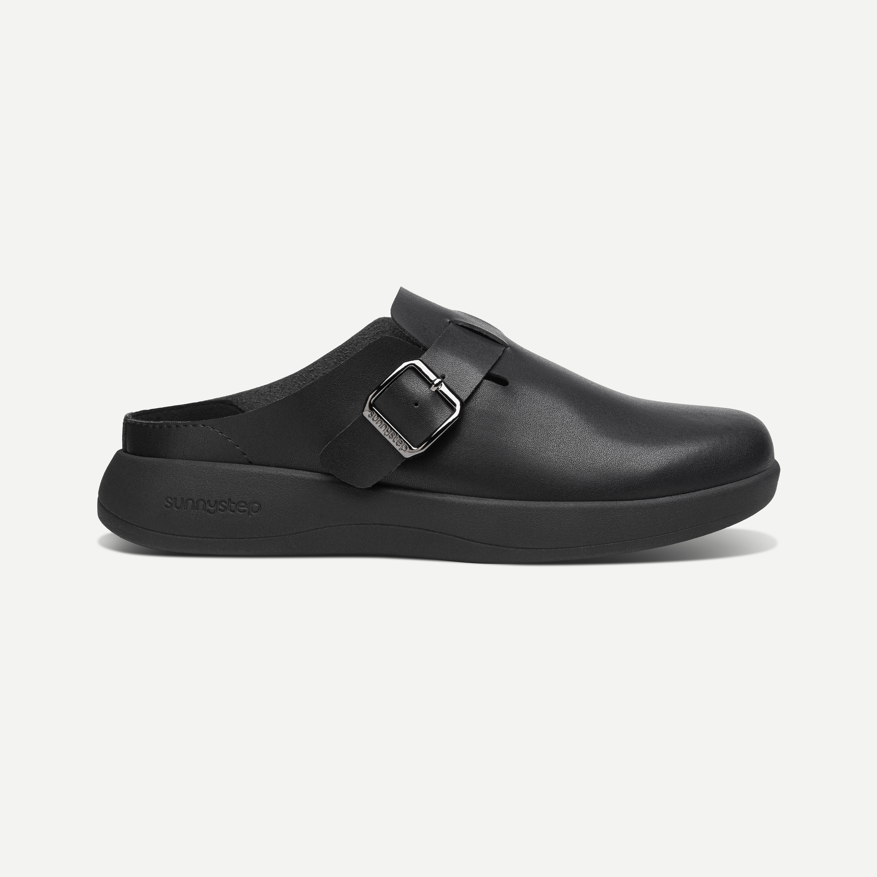 Balance Buckle Mules